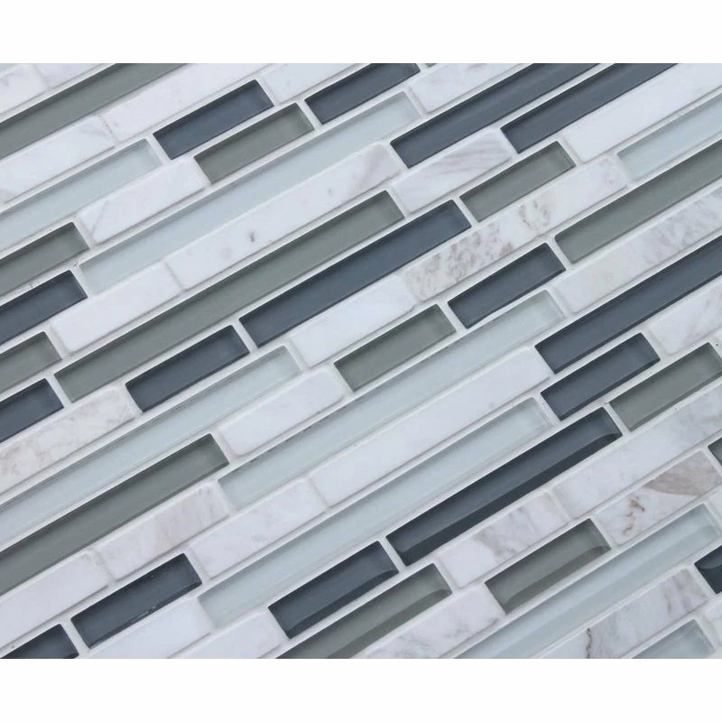 Discount ๐ Anatolia Bliss Bliss Iceland Stone And Glass Linear Mosaic Tile, 12"x12" Sheet ๐ฅ - Image 2