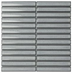 Top 10 โ The Mosaic Factory Glazed Porcelain Mosaic Tile Sheet Sevilla 6"x1" Finger Glossy Gray, Sample ๐