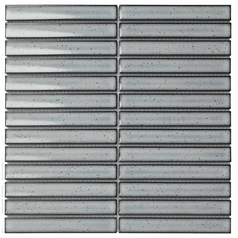 Top 10 โ The Mosaic Factory Glazed Porcelain Mosaic Tile Sheet Sevilla 6"x1" Finger Glossy Gray, Sample ๐