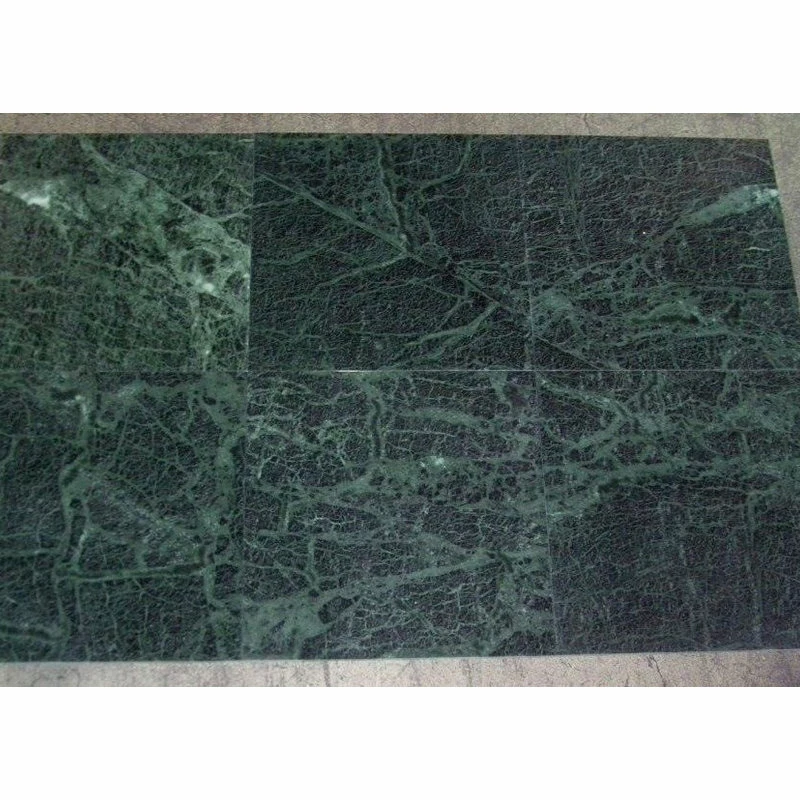 Brand new ⭐ Stone & Tile Shoppe, Inc. Dark Green Marble Tiles, Polished Finish, 12"x12", Set Of 40 ⌛ - Image 3