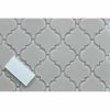 Coupon 🥰 Rocky Point Tile Country Cottage Light Taupe Arabesque Glass Mosaic Tile, 12"x12" 😍