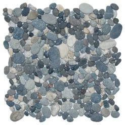 Best Pirce 🎁 Pebble Tile Mosaics Natural River Rock Pebble Tile ✔️