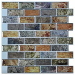 Promo 👏 Art3d LLC 12"x12" Peel And Stick Kitchen And Bathroom Backsplash Tile, Set Of 10 ✨