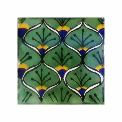 Top 10 ๐ Mexican Decorative Accessories 4"x4" Mexican Ceramic Handmade Tile #C056 ๐ฅฐ