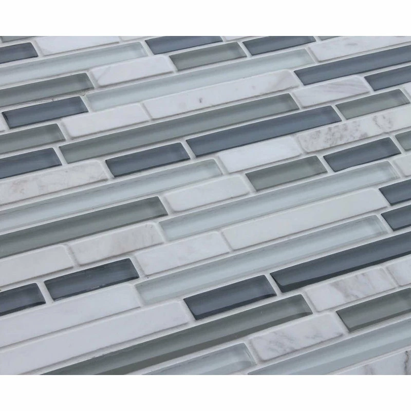 Discount ๐ Anatolia Bliss Bliss Iceland Stone And Glass Linear Mosaic Tile, 12"x12" Sheet ๐ฅ - Image 3