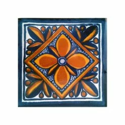 Best Pirce 👍 Mexican Decorative Accessories 4"x4" Mexican Ceramic Handmade Tile #C001 ❤️