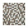 Cheap 😉 Anatolia Bliss Bliss Cabernet Stone And Glass Square Mosaic Tile, Chip Size: 5/8"x5/8", 12"x12" 👏