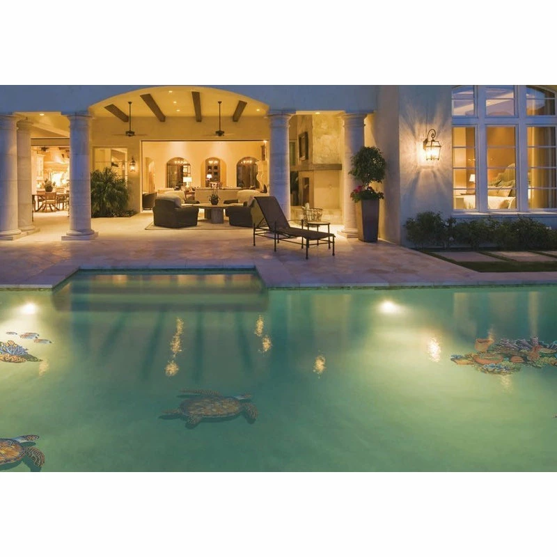 Top 10 โจ Custom Mosaics, Inc. Sea Turtle Porcelain Swimming Pool Mosaic 11"x11" With Shadow, Blue ๐ฏ - Image 3