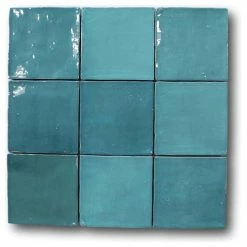Top 10 ❤️ Rocky Point Tile Co Mestizaje Zellige 5 X 5 Ceramic Tiles - Turques, 9 Sq Ft 🧨