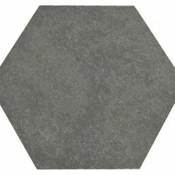 Cheapest 😀 Pebble Tile Mosaics 6" Basalt Hex Tile ✨