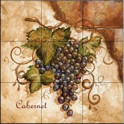 Best reviews of 😀 The Tile Mural Store (USA) Tile Mural, Tuscan Grapes I By Tre Sorelle Studios 🥰