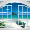 Buy 🌟 The Tile Mural Store (USA) Ceramic Tile Mural, Beach View Through A Window, DM, By David Miller 😀