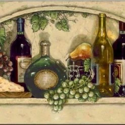 Buy ✨ Tile Mural Store Tile Mural Kitchen Backsplash - Wine Fruit And Cheese Pantry II-JK 😀