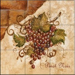 Discount 🛒 The Tile Mural Store (USA) Tile Mural, Tuscan Grapes Ii By Tre Sorelle Studios 🛒