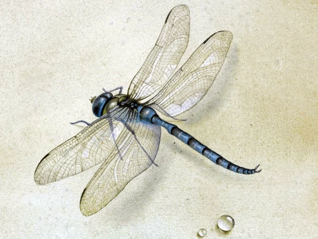 Wholesale ๐ฅ FlekmanArt Tile Mural Hub Tile Mural Dragonfly By Fedor Tolstoy Water Drop Dew, 6"x8", Matte โ