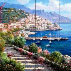 Hot Sale 🥰 The Tile Mural Store (USA) Tile Mural, Amalfi Coast By Sam Park/Soho Editions 👏