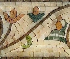 Buy ✨ Mozaico Floral Mosaic Border Art, 6"x12" ✔️