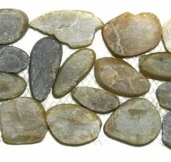 Flash Sale 🥰 Faber Cnk Stone Sliced Amber Pebble Tile Border 🎉