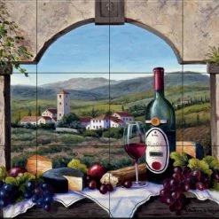 Buy 🔔 The Tile Mural Store (USA) Tile Mural, A Tuscany Vista By Barbara Felisky ✨