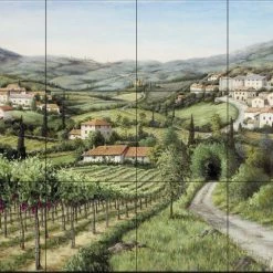 Brand new 🎉 The Tile Mural Store (USA) Tile Mural, Tuscany Dreams By Barbara Felisky 🎁